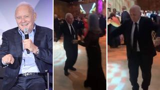 Anthony Hopkins es captado bailando tema de Oscar D’ León tras la entrega de Premios Oscar