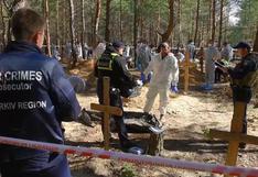 Ucrania: se completa la exhumación de Izium con un total de 447 muertos