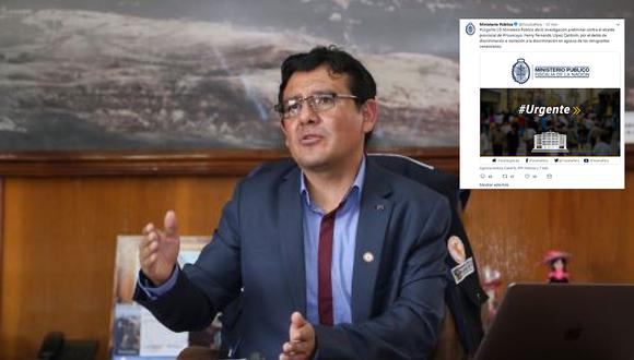 Huancayo: Abren investigación preliminar contra alcalde por presunta discriminación a venezolanos