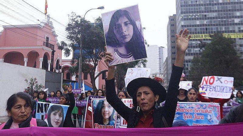 Eyvi Ágreda: Marchan contra el feminicidio a un año de su muerte (FOTOS Y VIDEO)