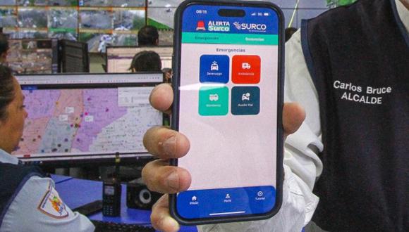 La herramienta virtual “Alerta Surco” tiene como primer objetivo atender cualquier emergencia. Foto: Municipalidad de Surco