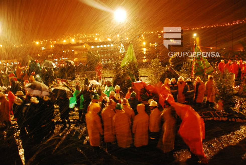 Pasco vive una Navidad de altura con muñecos de nieve y parajes iluminados
