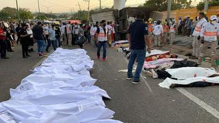 México: muere migrante herido en accidente en Chiapa y saldo aumenta a 56 muertos