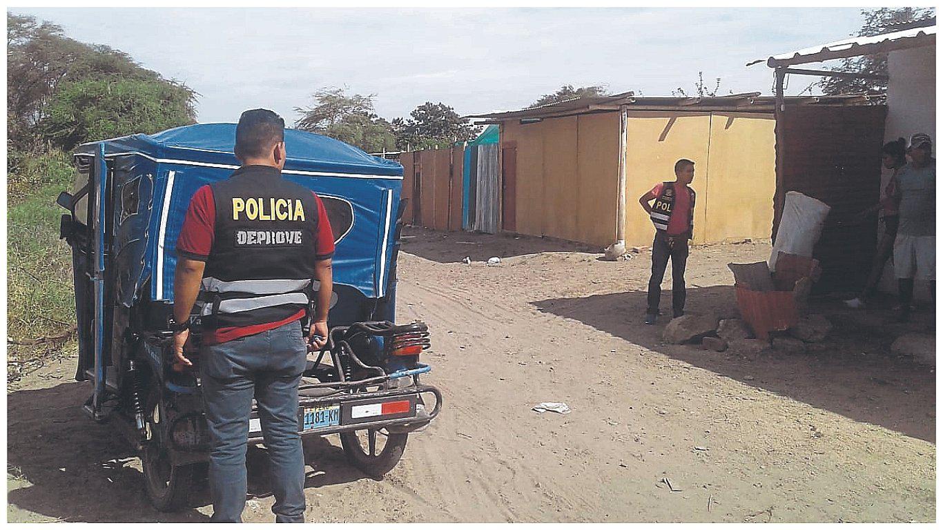 Recuperan mototaxi abandonada por malhechores en El Indio 