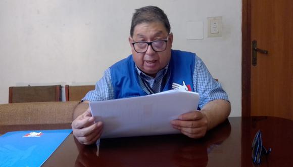 Representante de la oficina defensorial Edward Vargas Valderrama. (Foto: Adrian Apaza)