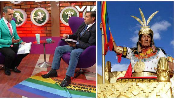 ​Pastor chileno homofóbico pisó bandera de Cusco pensando que era de LGTB (VIDEO)