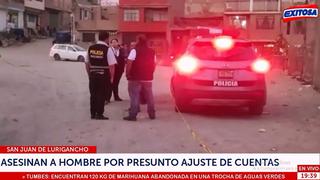 San Juan de Lurigancho: sicarios matan a balazos a sujeto con prontuario policial en Canto Grande