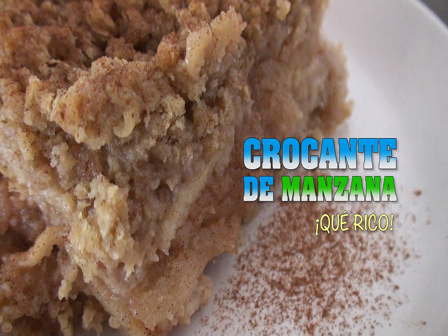 ​Rico y facilito: Prepárale a los peques este crocante de manzana