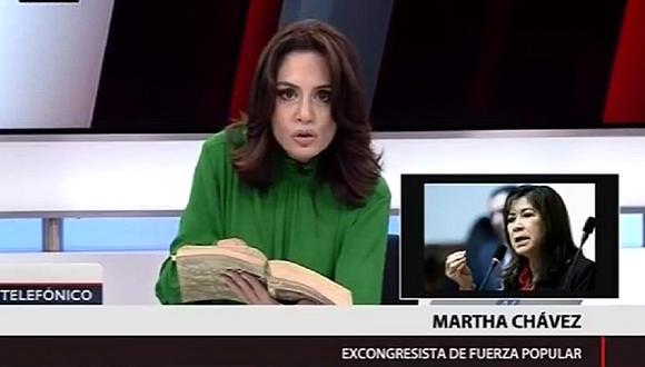 Martha Chávez y Mávila Huertas protagonizan acalorado enfrentamiento por cuestión de confianza (VIDEO)