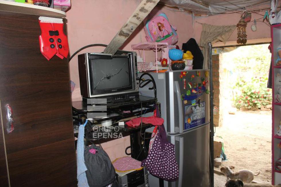 Chilca: Fuertes vientos dejan una vivienda sin techo