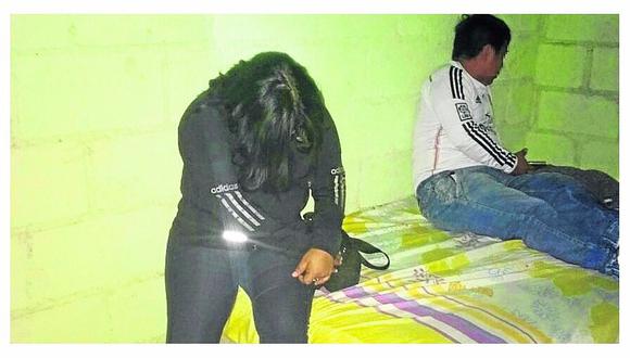 Banda de proxenetas es capturada en local del distrito de Oyotún