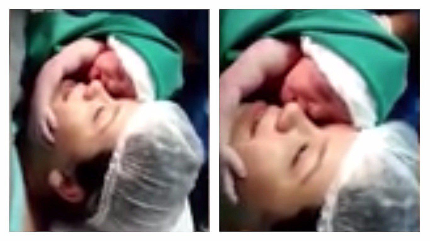YouTube: La impresionante reacción de una recién nacida al conocer a su madre [VIDEO]