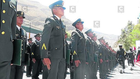 700 suboficiales resguardarán la región de Arequipa