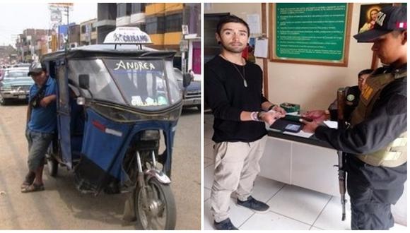 Turista australiano pierde su billetera en mototaxi y conductor lo busca para devolvérsela