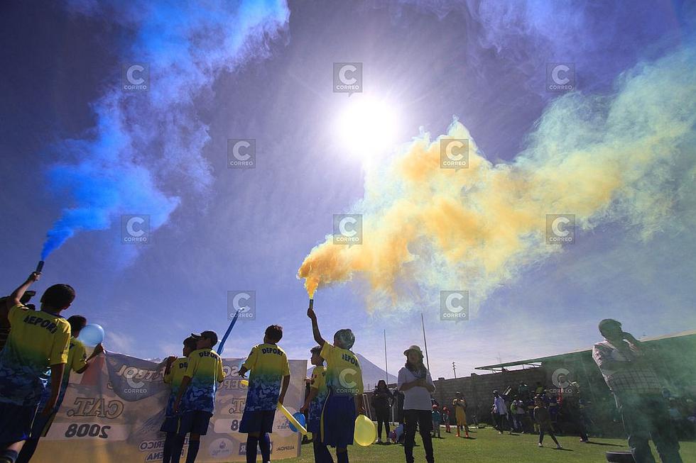 58 equipos se disputarán la copa de fútbol de menores en Characato (FOTOS)