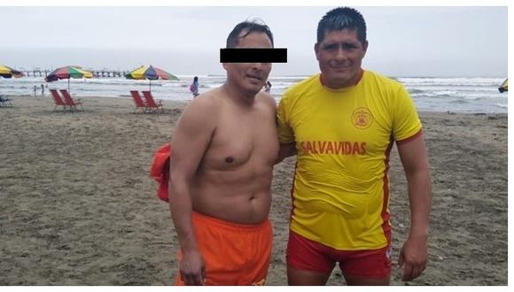 Salvavidas rescatan a bañista en playa de Huanchaco 