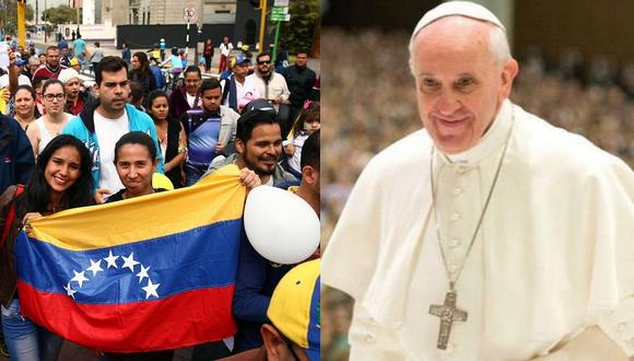 Venezolanos en Lima piden que Papa Francisco los reciba durante recorrido (VIDEO)