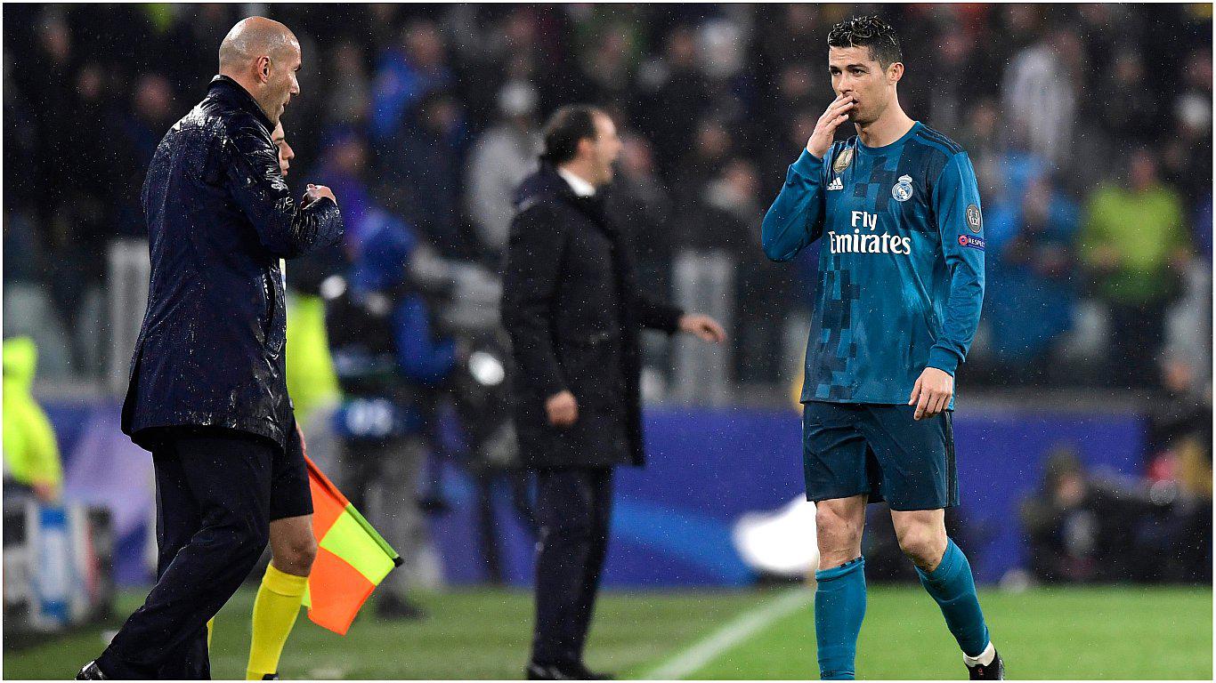 Zinedine Zidane 'troleó' a Cristiano Ronaldo por su gol de 'chalaca' (VIDEO)