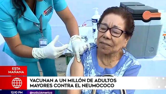 COVID-19 en Perú: adultos mayores serán vacunados en sus domicilios contra el neumococo