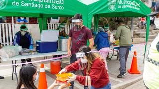 Aldo Miyashiro entregó más de 100 almuerzos a vecinos del asentamiento humano Diente de Oro de Surco