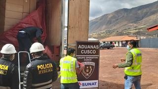 Incautan cigarrillos de contrabando valorizados en casi millón y medio de soles en Carretera Puno-Cusco