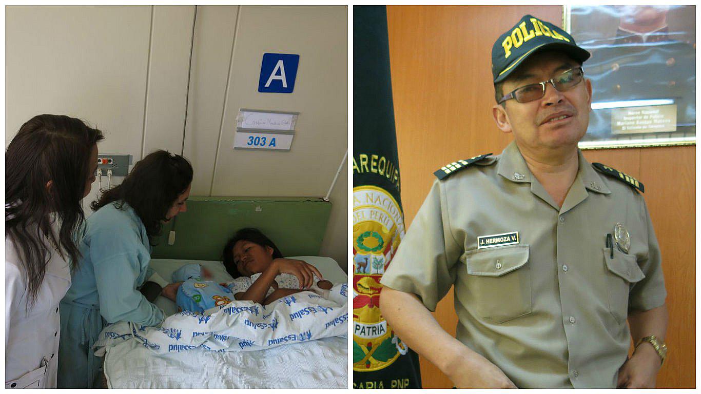 YouTube: bebé nació dentro de un taxi gracias a policía partero (VIDEO)