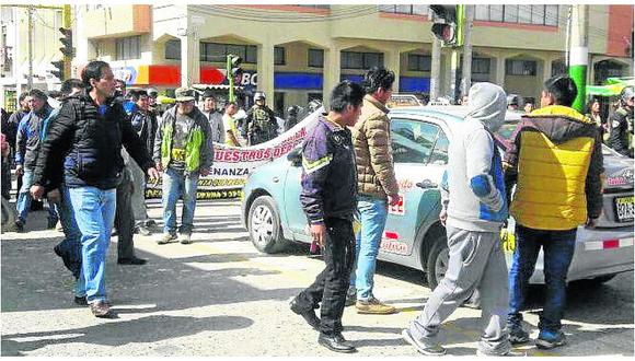 Huancayo: Taxistas en contra de ordenanza que les prohíbe aumentar unidades 