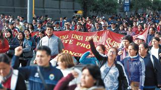 Huelga nacional del Sutep hoy, martes 28: Estas son sus demandas
