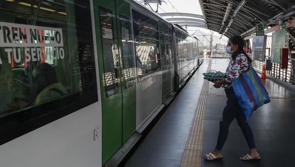 MTC evalúa ampliación de aforo de pasajeros de la Línea 1 del Metro de Lima. (Foto: César Campos)