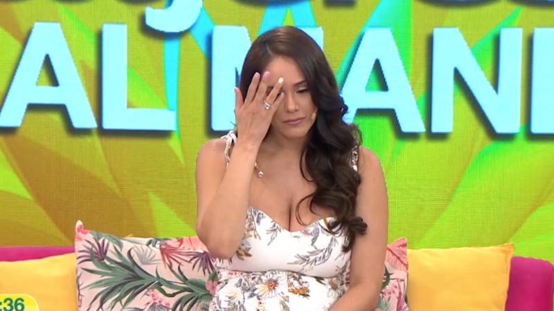 Karen Schwarz rompe en llanto por la salida de Jazmín Pinedo