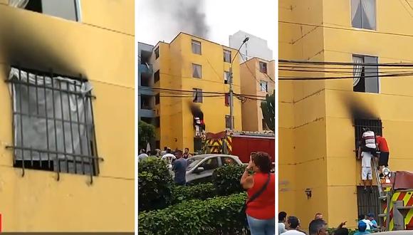 Menor perdió la vida durante incendio en edificio multifamiliar en San Miguel (VIDEO)