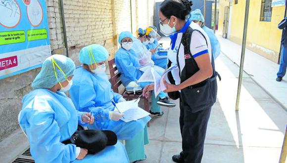 Segundo lote de vacunas anti-COVID será para el personal de primera línea pendiente en Lambayeque.