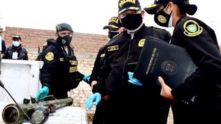 Sujetos abandonan una bazuca de uso militar tras persecución policial en Carabayllo