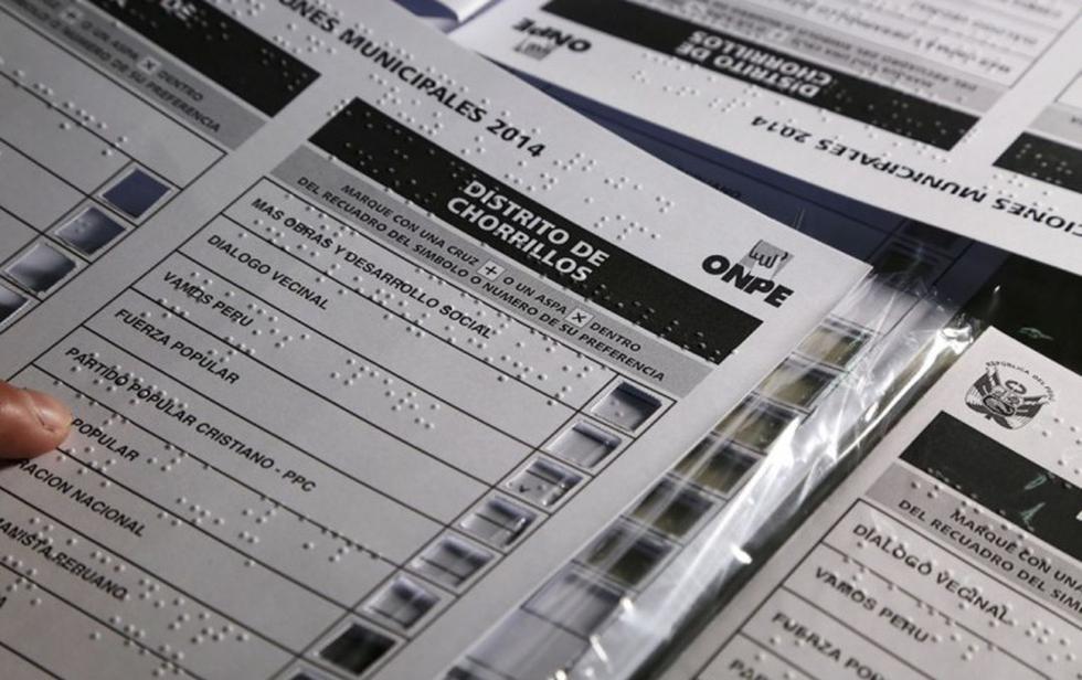 Elecciones 2014: Estas son las cédulas Braille que usarán los invidentes para votar