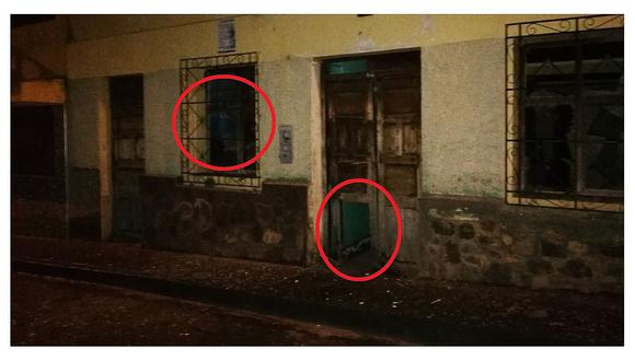 Huamachuco: Desconocidos detonan artefacto explosivo en la puerta de una vivienda 
