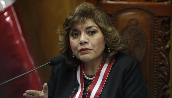 Zoraida Ávalos fue denunciada constitucionalmente por presunta demora de actos funcionales al no iniciar investigación contra el presidente Pedro Castillo. (Foto: GEC)