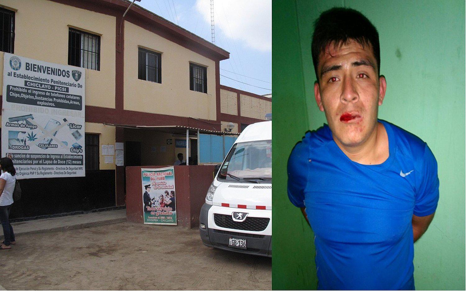 Chiclayo: Hampón con libertad condicional retorna al penal tras perpetrar asalto