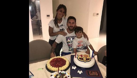 Lionel Messi festejó su cumpleaños 30 de forma muy íntima
