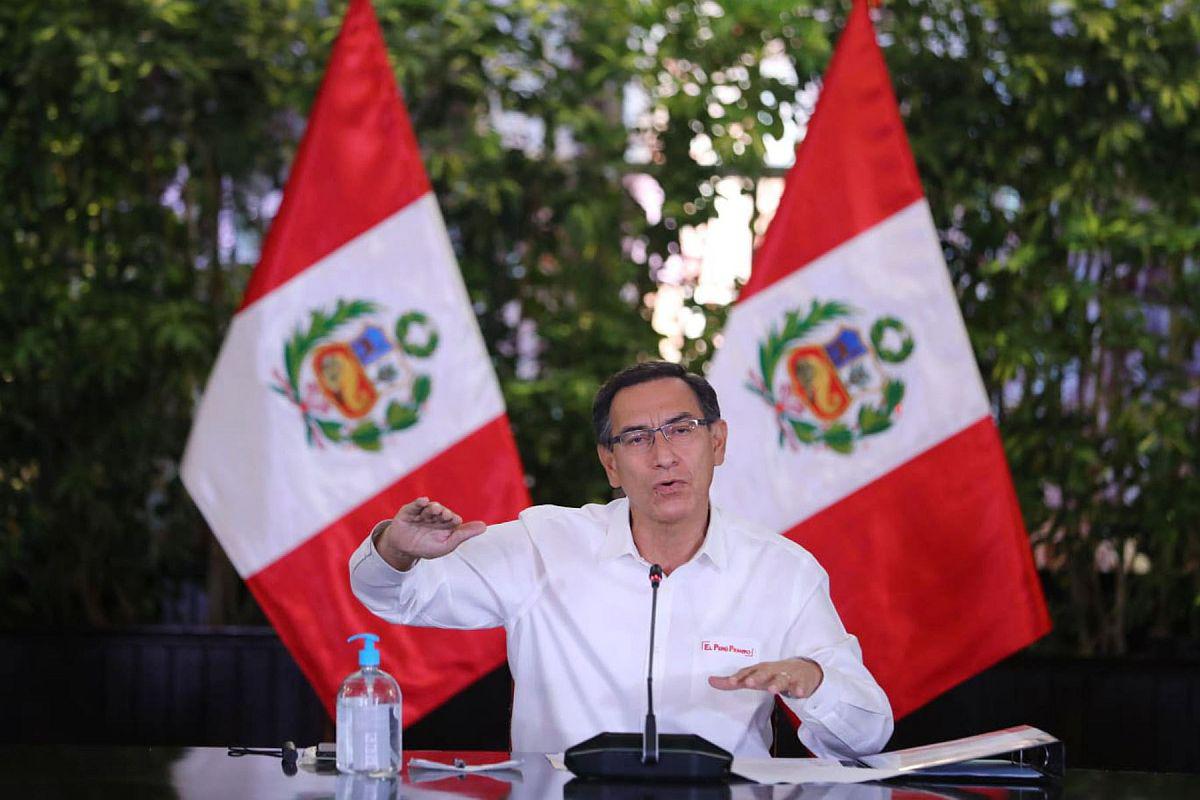 Martín Vizcarra dijo que la primera fase de coronavirus terminará en mayo de este año. (Foto: Difusión)