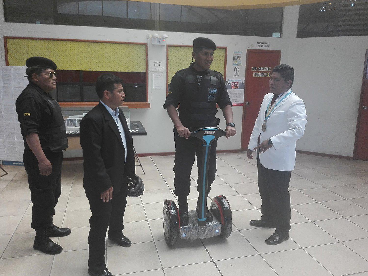 No usan segway para seguridad de los vecinos