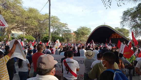 Municipalidad Provincial de Piura multó a Perú Libre por realizar un mitin sin autorización (Foto: Noticias Piura 3.0)