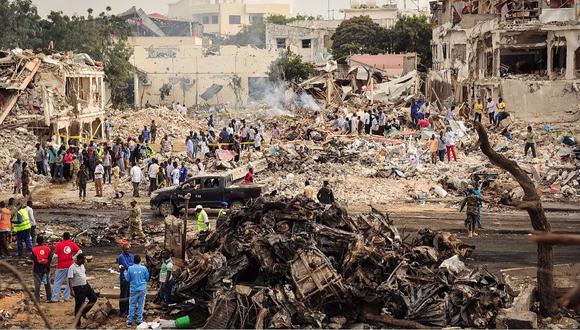 Somalia sufre el peor atentado: Más de 200 muertos y 300 heridos a causa de camiones bomba 