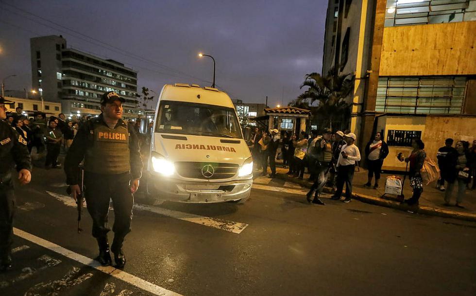 Edwin Donayre es llevado al penal Castro Castro en ambulancia (FOTOS)