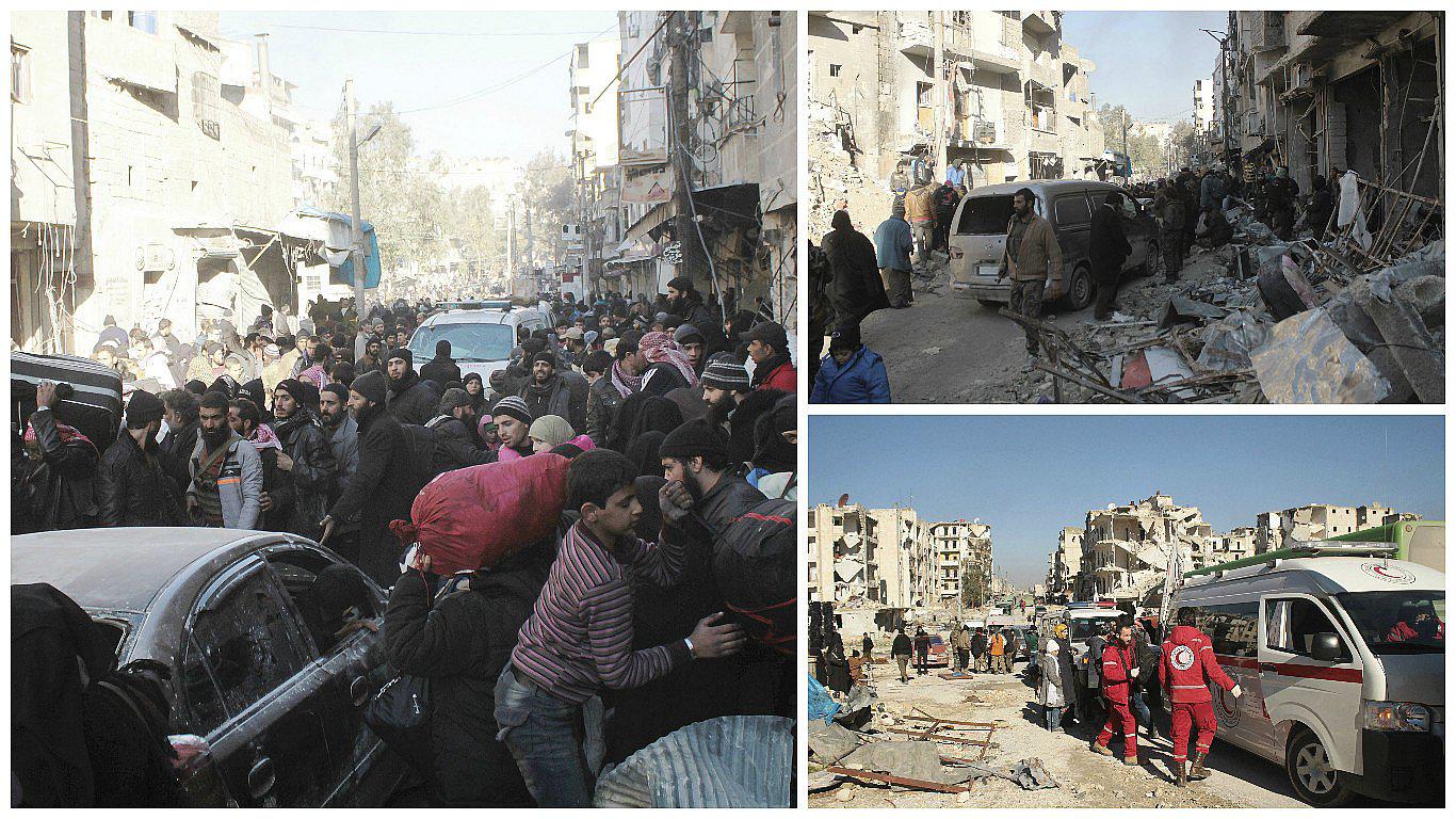 Siria: Gobierno suspende operaciones de evacuación en Alepo (VIDEO)