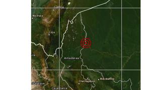 Amazonas: sismo de magnitud 4,1 se registró en Condorcanqui