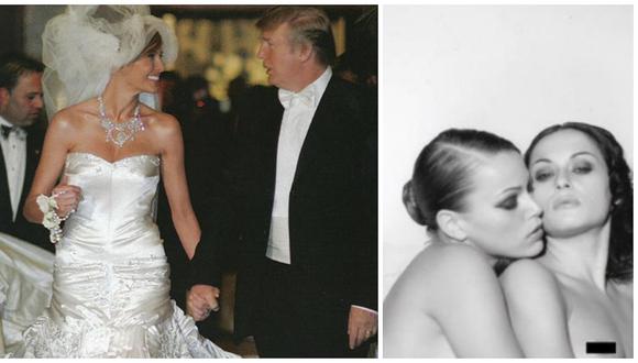Donald Trump: ​Las fotos prohibidas de su esposa Melania con una mujer