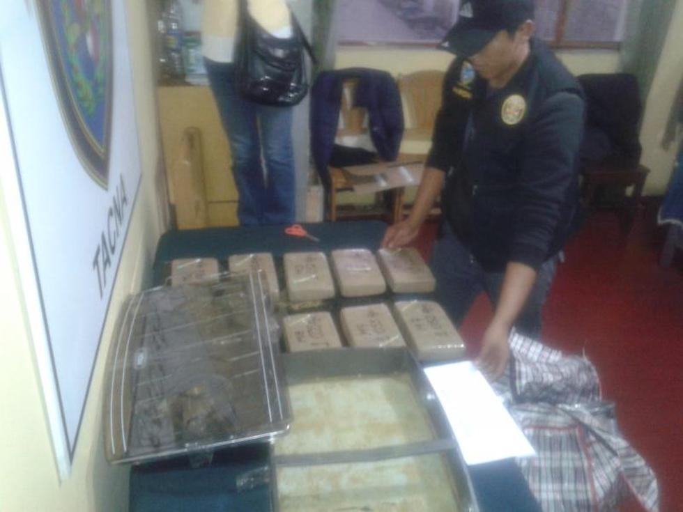 "Cocinero" trajo 10 kg. de droga oculta en utensilios