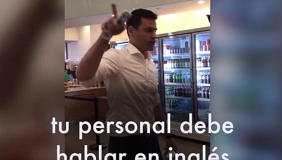 Abogado que insultó a latinos por hablar español en EEUU se disculpa con emotivo mensaje