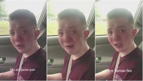 El desgarrador mensaje de un niño que sufre bullying: "Dicen que no tengo amigos" (VIDEO)