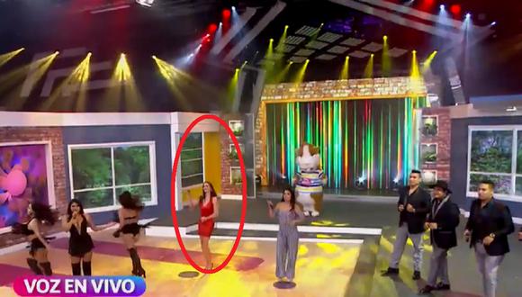 Tula Rodríguez y Maju Mantilla bailaron "Pasito tun tun” en el programa "En boca de todos". (Foto: Captura América TV).